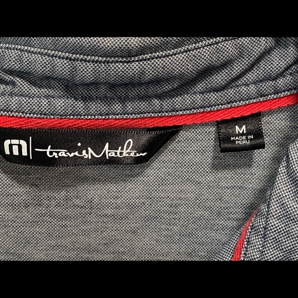 Men’s Travis Mathew Gray Polo - Picture 3 of 3